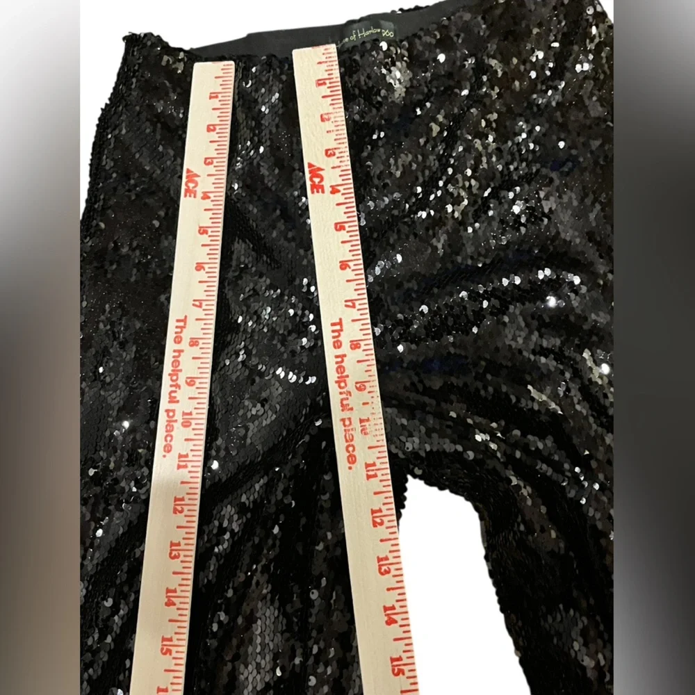 House of Harlow 1960 2 pc Sequined Halter top and matching pants - Picture 9 of 16